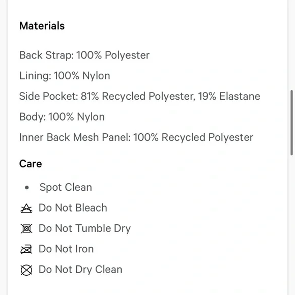 🎒NWT Lululemon Double Zip Backpack. 22L. Sold out color  spiced chai! - Picture 9 of 12